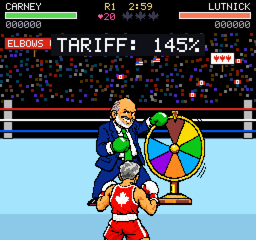 Howard Lutnick's tariff wheel.